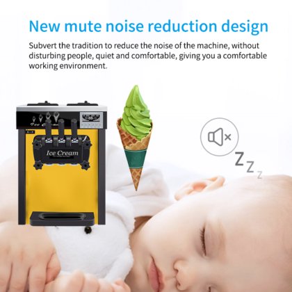 台式家用鲜果全自动软冰淇淋机 MK-618CT