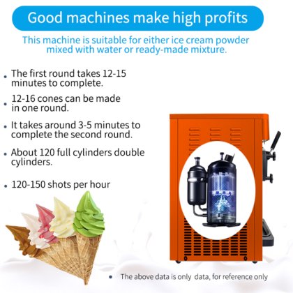 MK-18CT 小型自制单头冰淇淋机出售