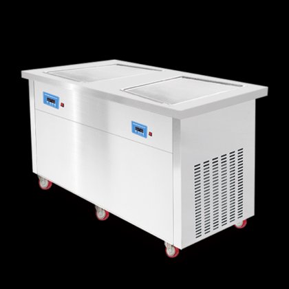 泰国双锅冰淇淋机 2 锅 Miken 牌