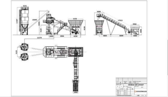 移动混凝土搅拌站