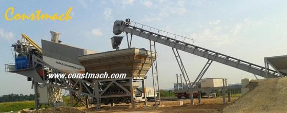 60立方/小时移动混凝土搅拌站