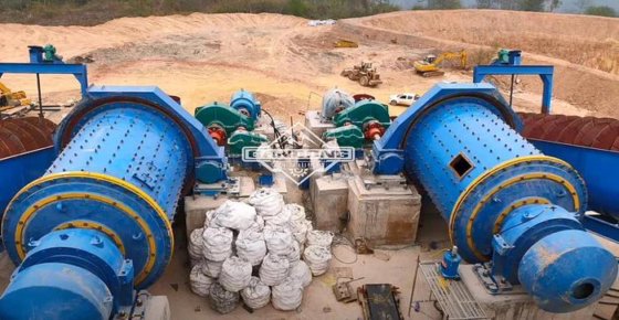 非洲全套1000tpd岩金矿开采生产线