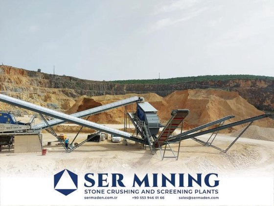 大規模プロジェクト向けの大型固定式一次衝撃破砕・スクリーニングプラント