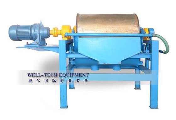 ウェットドラム永久磁石分離機