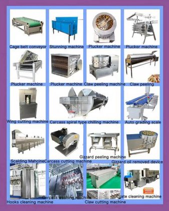 2000 BPH 扒肉机 用于屠宰场的家禽屠宰设备 鸡肉加工机械