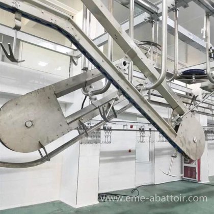 价格便宜的屠宰场绵羊/山羊放血斜坡提升机 绵羊屠宰线屠宰场设备