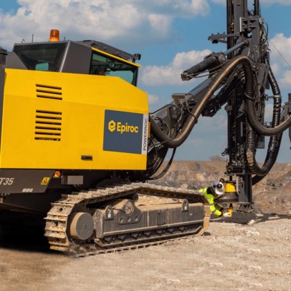 Epiroc Drill Rig PowerROC T35 in Africa
