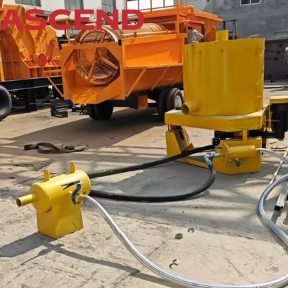 中国製Ascend 50 オーストリアの砂金回収用60トン/時容量金トロンメル洗浄プラント