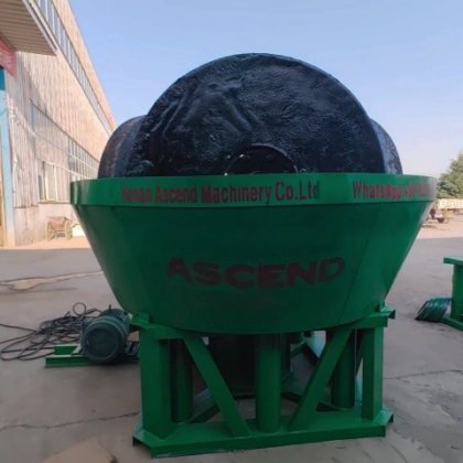 鋳造物の鋼鉄 3 つのローラー水ぬれた鍋の製造所スーダンのタンザニアで作る金の銀製の鉱石の粉のための 1200 モデル