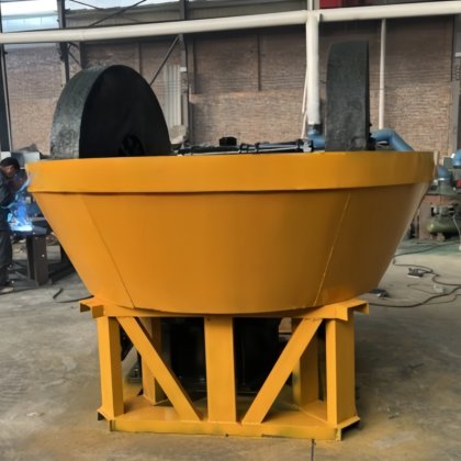 200 の網内のサイズを排出する分類の金銀製の鉱石の石の粉砕のための 1 時間あたりの二重ローラーのぬれた鍋の製造所ごとの 10