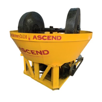 鉱山の 2 つの鋳造物の鋼鉄ローラーによって作る金の粉のための 1 時間あたりの耐久力のあるぬれた鍋の製造所