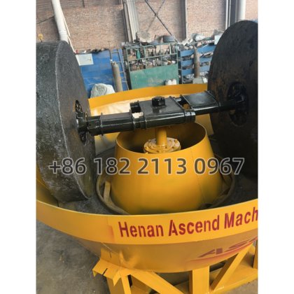 鉱山の 2 つの鋳造物の鋼鉄ローラーによって作る金の粉のための 1 時間あたりの耐久力のあるぬれた鍋の製造所