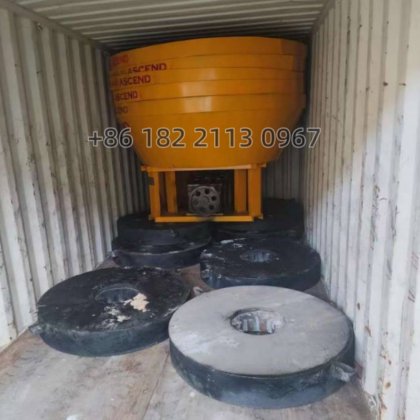 鉱山の 2 つの鋳造物の鋼鉄ローラーによって作る金の粉のための 1 時間あたりの耐久力のあるぬれた鍋の製造所