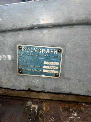 1951 Polygraph Titan CTK VII
