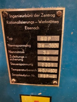 1979 Zentrag HBP