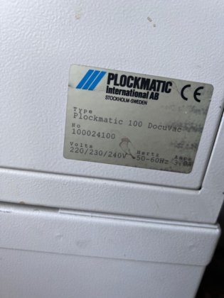 1998 Plockmatic 100 DocuVac