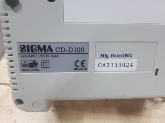 2002 Sigma CD-D100