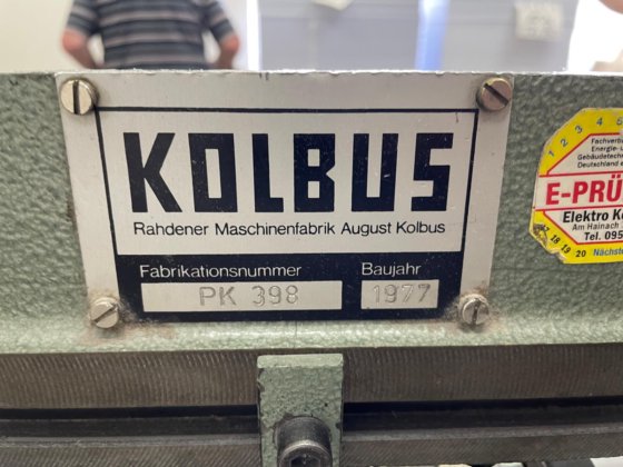 1977 Kolbus PK 398