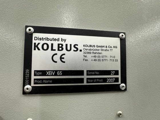 2007 Kolbus XBV 65