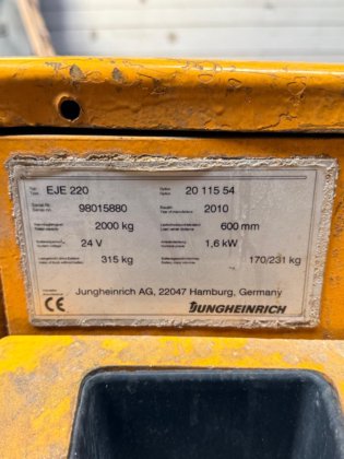 2010 Jungheinrich EJE 220