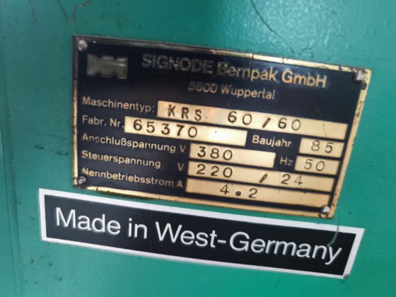 1985 Signode KRS 60/60