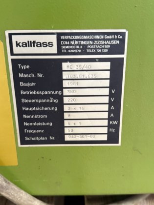 1981 Kallfass MC 35/40