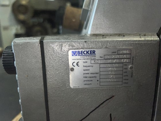 2014 Becker KDT 3.140/0-470