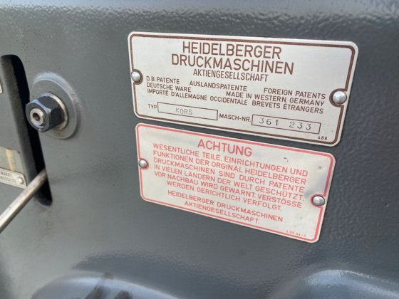 1985 Heidelberg KORS
