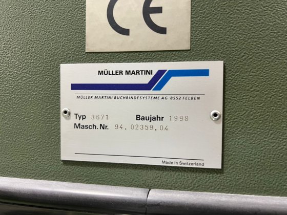 1998 Müller Martini 3016-18 MONOSTAR