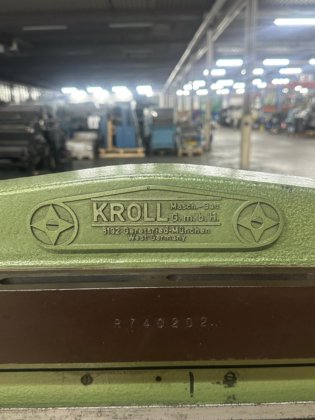 Kroll Creasing and Perforation Machine