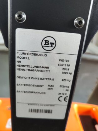 2015 BT Staxio HWE100