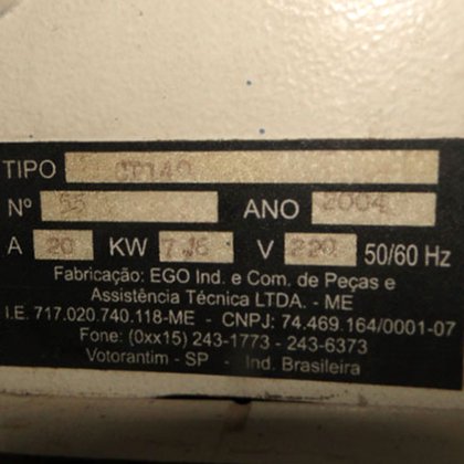 2004 Aquecedor EGO-TEMP