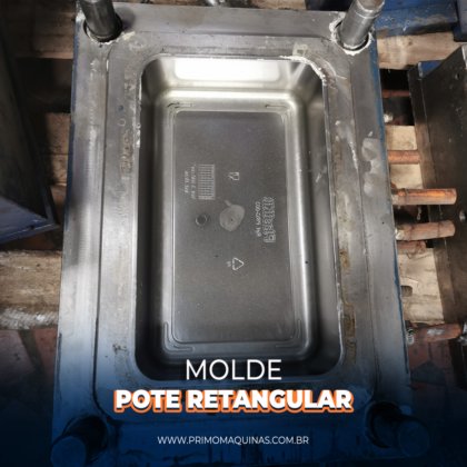 Molde Pote Retangular