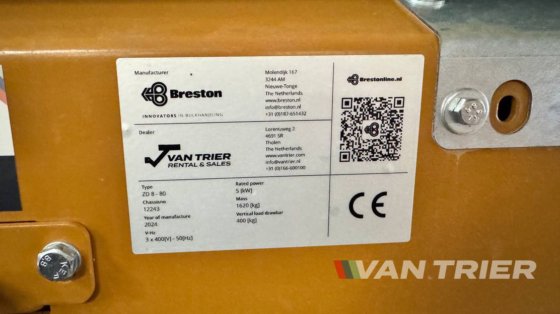2024 Breston 2x8-80 Correia dupla