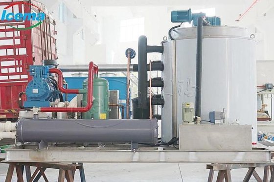 Icema CE 认证 6 吨/天鱼类保鲜船用片冰机