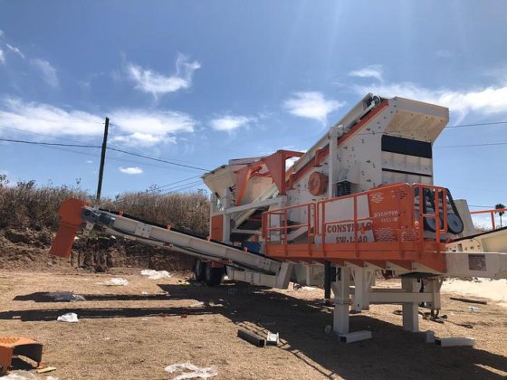 移動式スクリーニング洗浄プラント