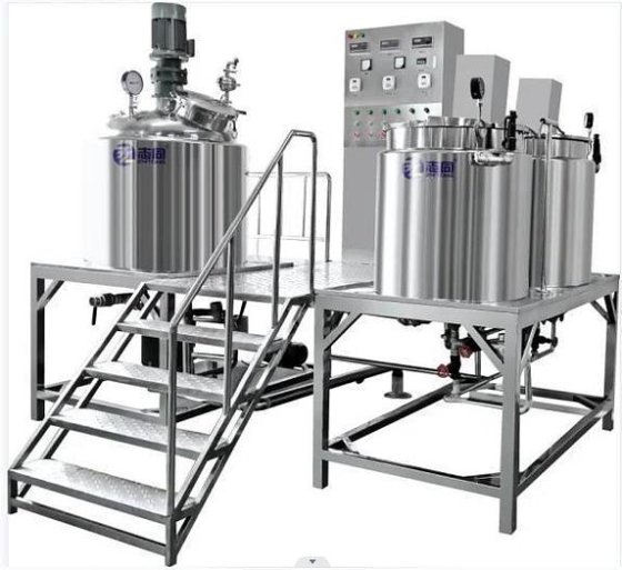 用于制作化妆品膏霜的真空乳化搅拌机 不锈钢搅拌器 搅拌机 混合罐