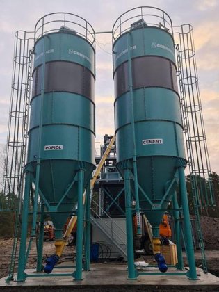 水泥储存筒仓