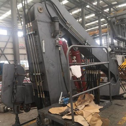 3 トン海洋クレーン伸縮式折りたたみブーム海洋生活クレーン海洋ナックル ブーム クレーン