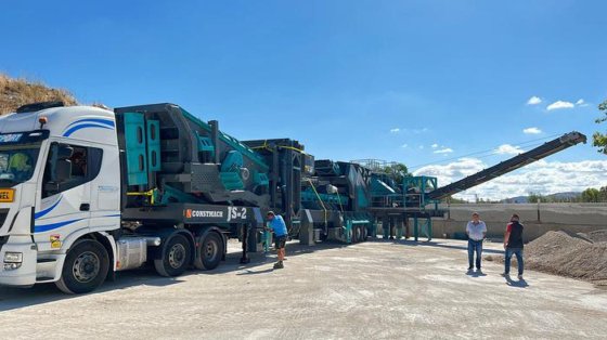 モバイルインパクトクラッシャープラント