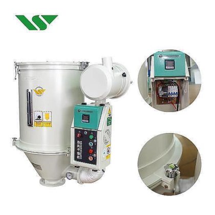 不锈钢工业塑料材料热绝缘料斗 塑料干燥料斗