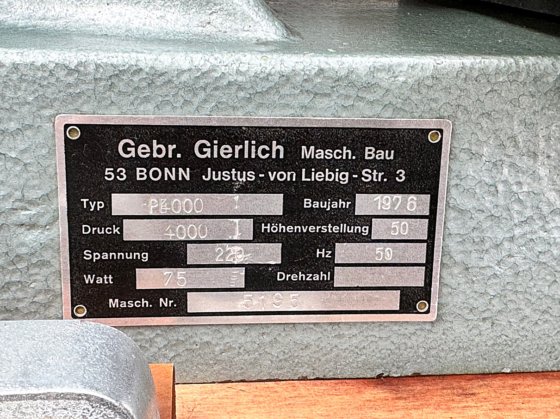 1976 Gierlich P4000