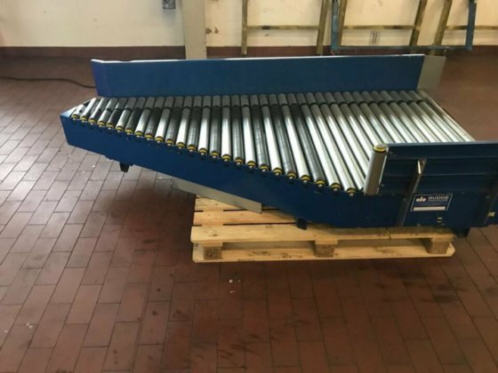 BUDDE roller conveyor infeeder outfeeder with drive in Krefeld, North ...