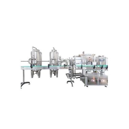 先进的果汁灌装、封口、旋盖和包装机