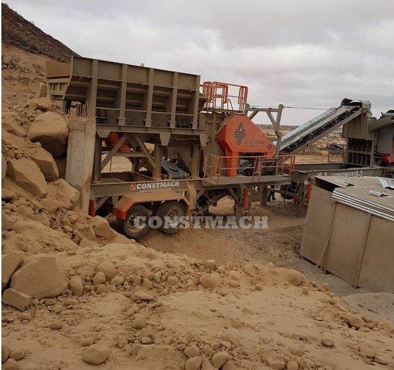 移動式破砕プラント