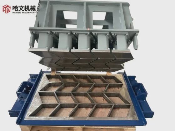 コンクリートブロック、レンガ、舗装石用の型機械