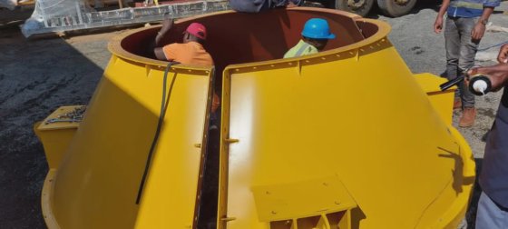 ボルト式セメントサイロ 混合プラント用