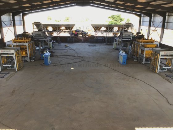 高品質自動ドイツ技術ブロックレンガ舗装機のアフリカでの販売