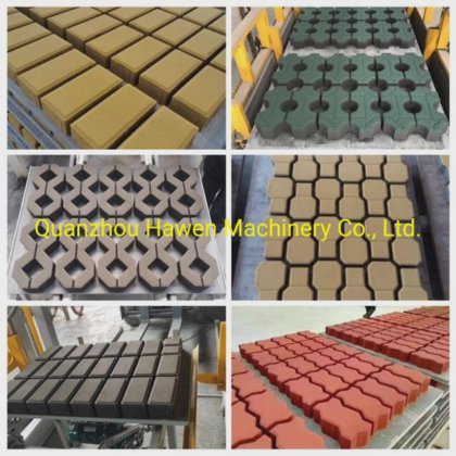 全自動舗装ブロック製造機 インターロッキング舗装型