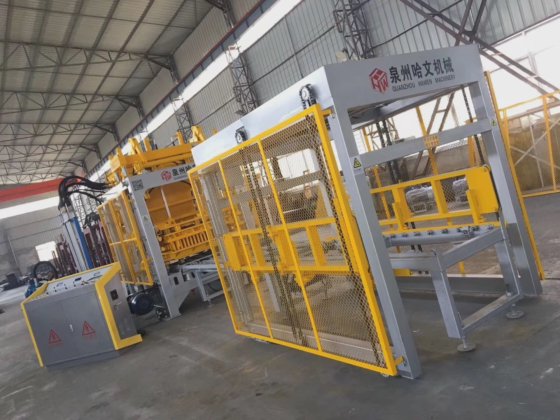 周波数変換技術ハイドロフォームブロックレンガ舗装機械